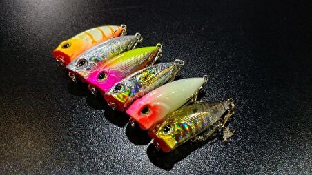 Fujin Tiny Popper Mini Lrf Popper Ft05 Glow Pink Head