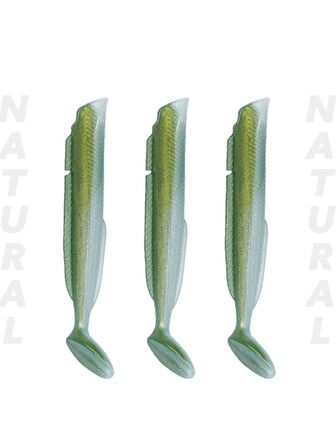 Fujin Salt Eel Body 10cm x3 Silikon Yem Gövde