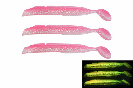 Fujin Salt Eel Body 10cm x3 Silikon Yem Gövde