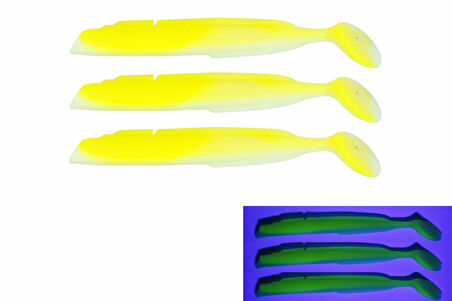 Fujin Salt Eel Body 10cm x3 Silikon Yem Gövde