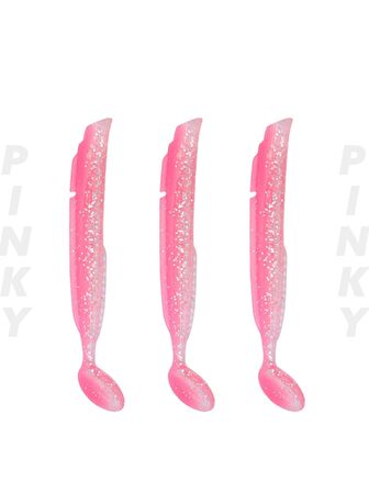 Fujin Salt Eel Body 13cm x3 Silikon Yem Gövde