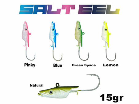 Fujin Salt Eel 15gr Jighead