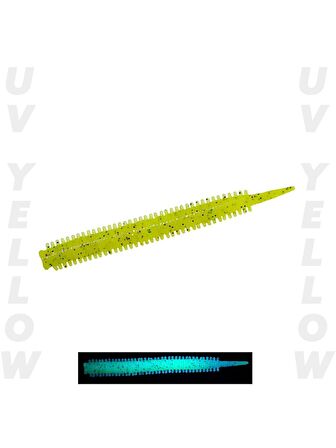 Fujin Yummy Sandworm 7cm Yellow LRF Silikonu 