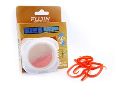 Fujin Mad Worm 9cm LRF Silikonu Orange