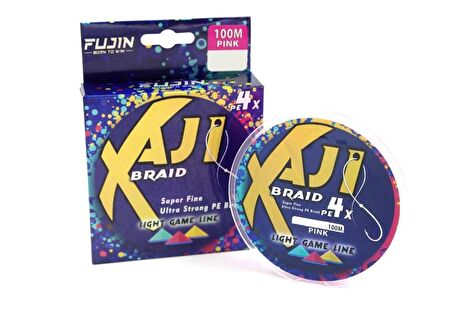 Fujin Aji Light Game Braid 4x 100mt Pink PE İp Misina