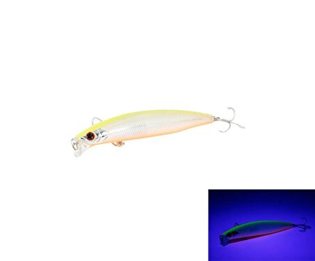 Fujin Joker 97mm 12.6gr SSR Floating Maket Balık 126 Chart Back Pearl