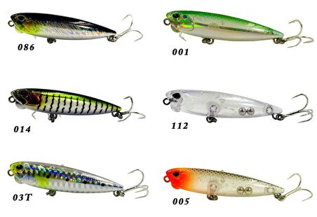 Fujin Hydra 85mm 10gr Su Üstü Maket Balık 005 Orange Head