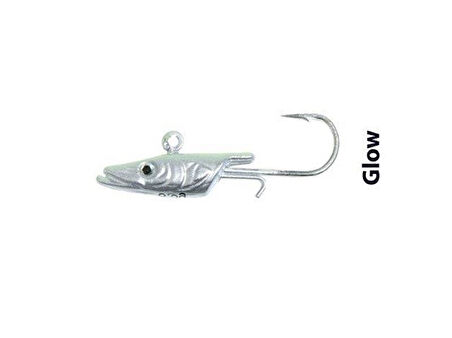 Fujin Salt Eel 8.5gr Jighead GLOW