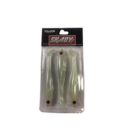Fujin Shady White Glow 10cm 7gr Silikon Balık 3 lü Paket
