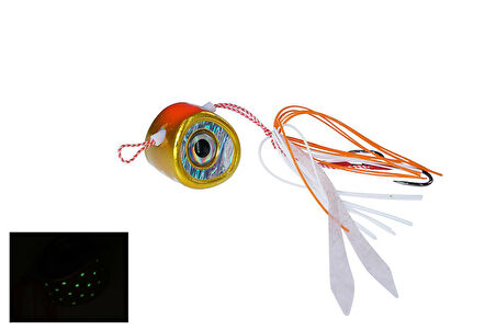 Fujin Salty Rubber 100Gr #10 Orange Glow 3D SR-021