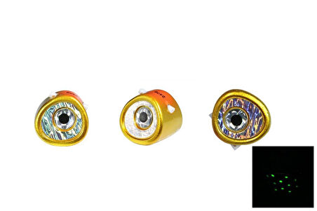 Fujin Salty Rubber Head Kafa 10 Orange Glow Gold Orange Glow Gold-240 Gr