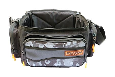 Fujin Black Camo Helper Bag-Balıkçı Çantası