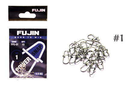 Fujin Power Snap Maket Balık ve LRF Klipsi NO:0