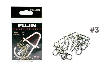 Fujin Power Snap Maket Balık ve LRF Klipsi NO:0