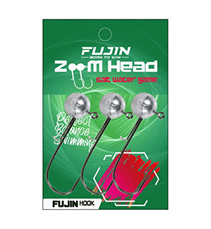 Fujin Zoom Head 2/0 Jighead 3 Gr