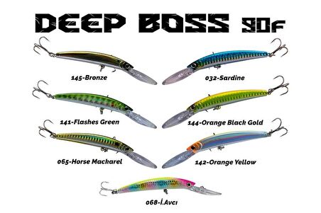 Fujin DeepBoss 90F 9.5gr Maket Balık