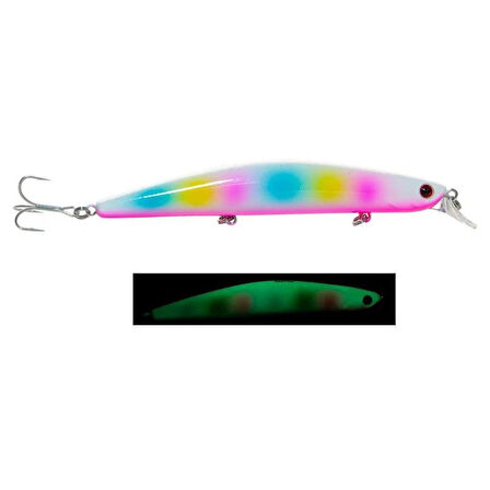 Fujin Z-Bass Minnow 125F 21gr Maket Balık 174 ZB Rainbow