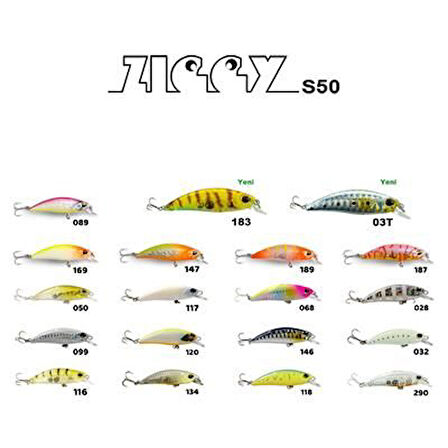 Fujin Ziggy 50mm 3.6gr LRF Maket Balık 089 Sugar