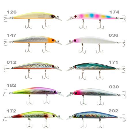 Fujin Surfer 110s 20gr 11cm Maket Balık 182 Double Pink Chart