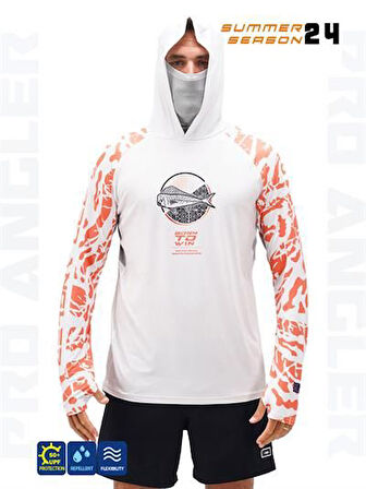 Fujin Pro Angler S24 Buff&Hoodie Lambuka Somon MediumM