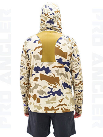 Fujin Pro Angler S24 Hooded Natural Camo XL