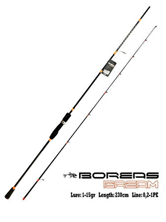 Fujin Boreas Bream 230cm 1-15gr Orange Lrf Kamışı