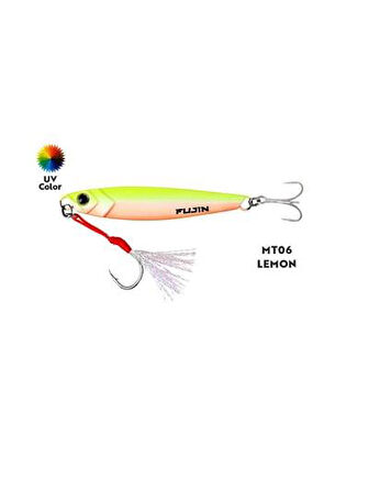 Fujin Jig-X 60gr Shore Jigging Jig Yem MT06 Lemon