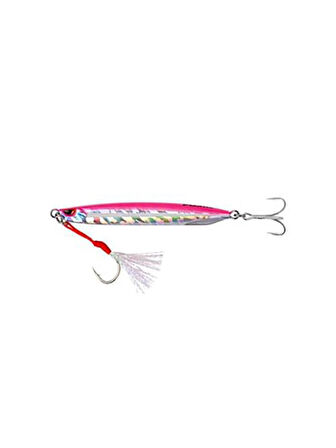 Fujin Metal Cast 40gr Shore Jig Metal Yem MT18 Pink Glow Line