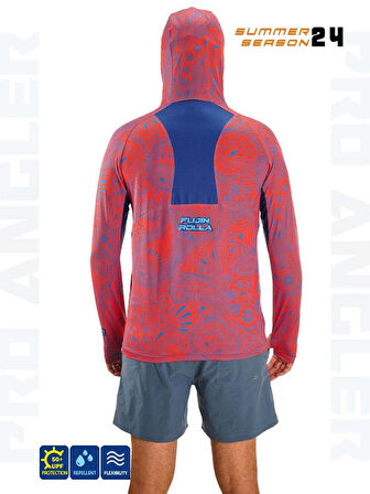 Fujin Rolla S24 Buff & Hoodie Swordfish Red S