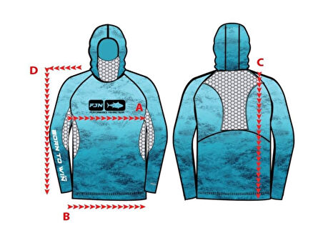 Fujin Rolla S24 Buff & Hoodie Swordfish Red S