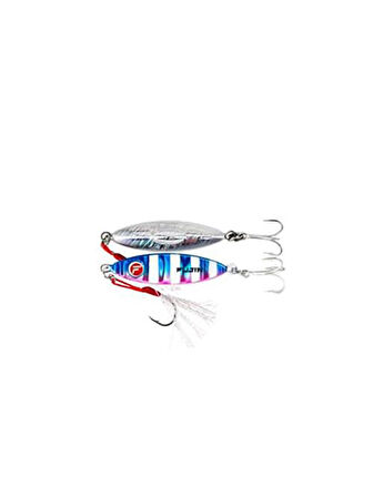 Fujin UFO Micro Jig 3gr MT12 Blue Pink Zebra Glow