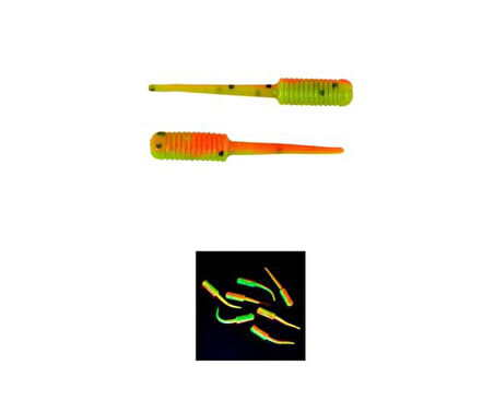 Fujin Baby FRY 2.7cm Kokulu LRF Silikon Yem Uv Fire Tiger