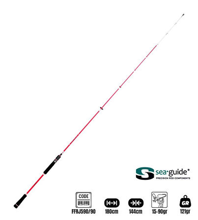 Fujin Freyja Light Jigging 180cm 15-90gr Jig Kamış