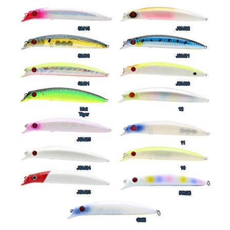 Fujin Süper Minnow SM-115SW 115mm 18Gr Suni Yem Florida Silver