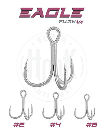 Fujin Eagle Süper Anti-Rust Üçlü Kanca