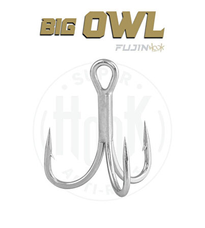 Fujin Big OWL Süper Anti-Rust Üçlü Kanca