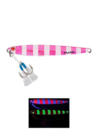 Fujin Valhalla Darksea 80gr Metal Jig Yem Sakura Zebra Glow