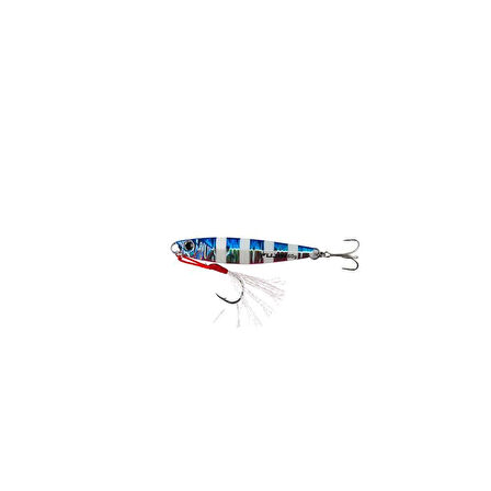 Fujin Jig-X Jigging Jig Yem Blue Pink Zebra Glow-80 GR