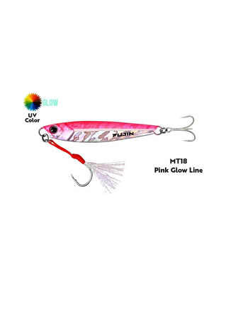 Fujin Jig-X Jigging Jig Yem Pink Glow Line-80 GR