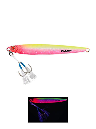 Fujin Valhalla Darksea 80gr Metal Jig Yem Pink Chart Gold