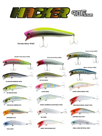 Fujin Hacker 90mm 13.7gr SSR Floating Maket Balık 235 Green Cheeks