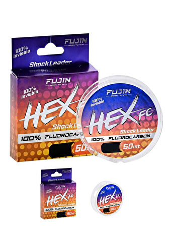 Fujin Hex %100 FC Leader 50mt Misina 0,28 MM