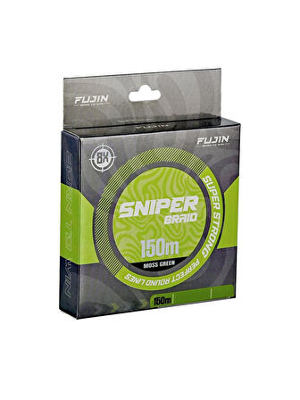 Fujin Sniper 8X 150Mt Moss Green İp Misina Moss Green-0,12 mm