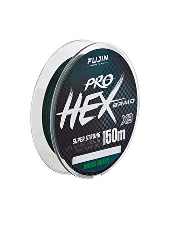 Fujin Pro Hex 8X 150Mt Moss Green İp Misina Moss Green-0,14 mm