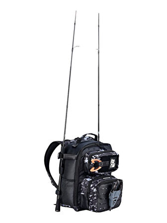 Fujin ProAji Back Pack Black Camo	