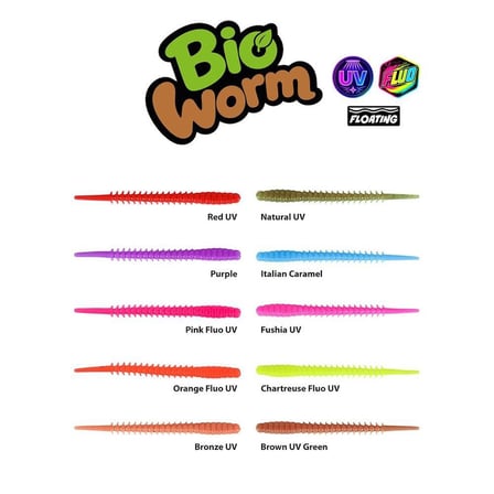 Fujin Bio Worm 6cm Floating Sıvılı Kokulu LRF Silikonu Italian Caramel