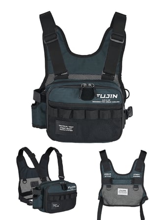 Fujin Aji Vest Tactical Indigo Balıkçı Çantası