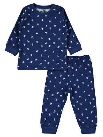 Civil Baby Erkek Bebek Pijama Takımı 6-18 Ay Lacivert