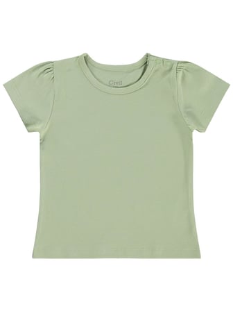Civil Baby Kız Bebek Tişört 6-18 Ay - Yeşil 9-12 Ay