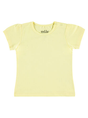 Civil Baby Kız Bebek Tişört 6-18 Ay Sarı